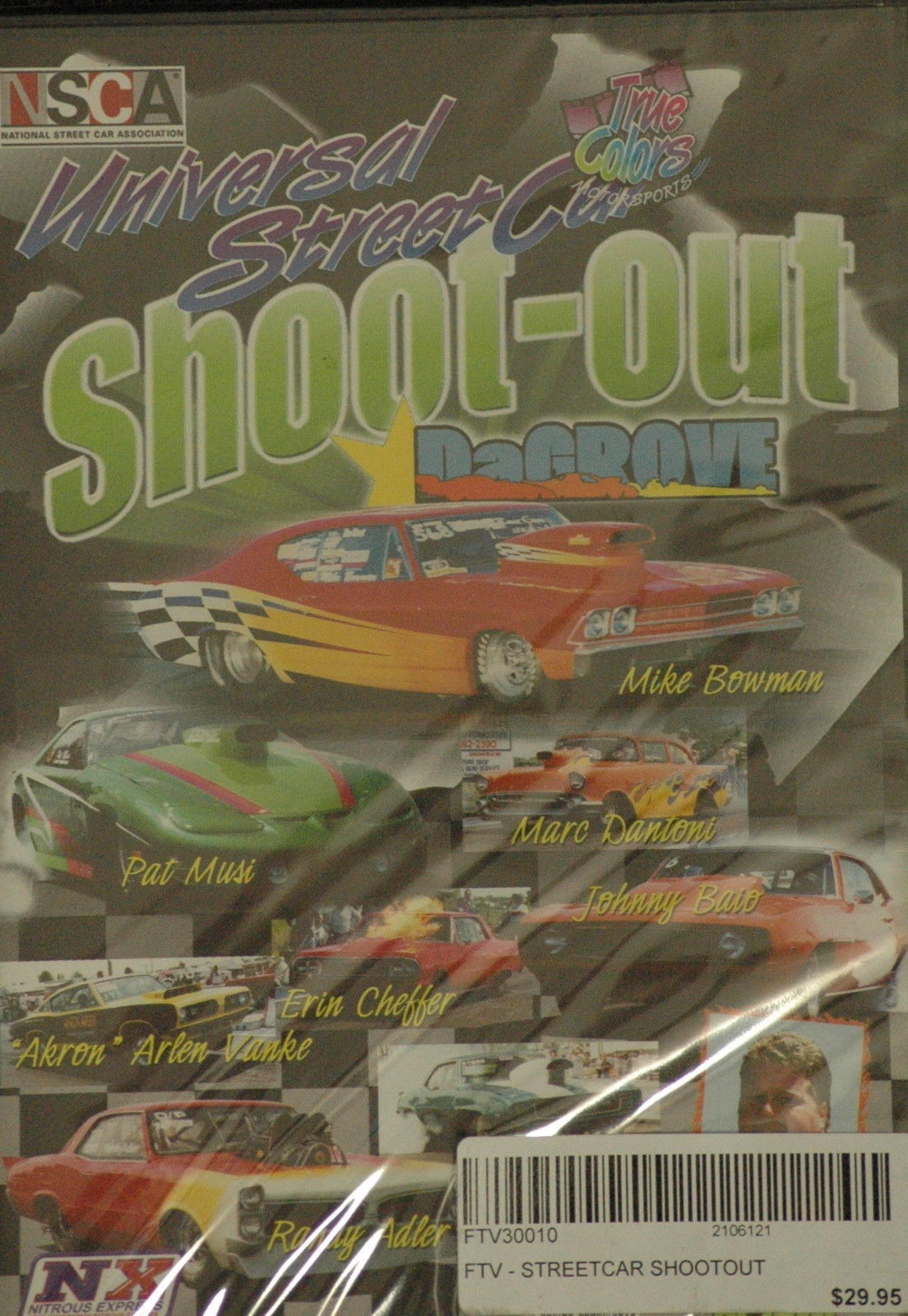 Full Throttle Video FTV30010 Ftv Streetcar Shootout Dvd Great Lakes Dragway 2001 Streetcar Shootout