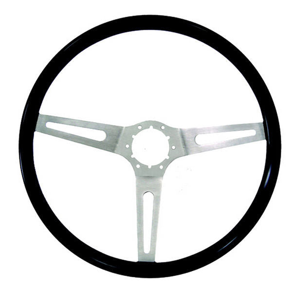 Grant G928 14-1/2" Classic GM Steering Wheel S/Steel 3 Spoke Gloss Black 6 Bolt