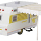 Greenlight GLC-18420-B Diecast Model Yellow 1964 Winnebago Travel Trailer 1:24 Scale
