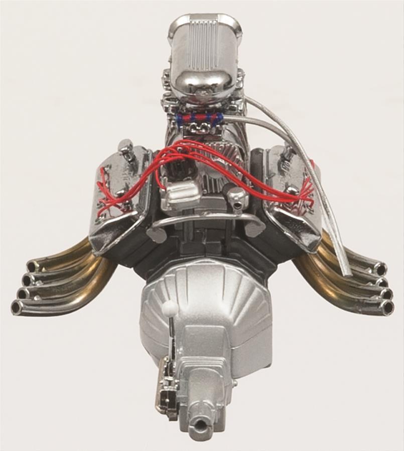 Glide Engineering GLCGMP18840 Blown 392 Hemi Drag Engine & Transmission Diecast 1:18 Scale