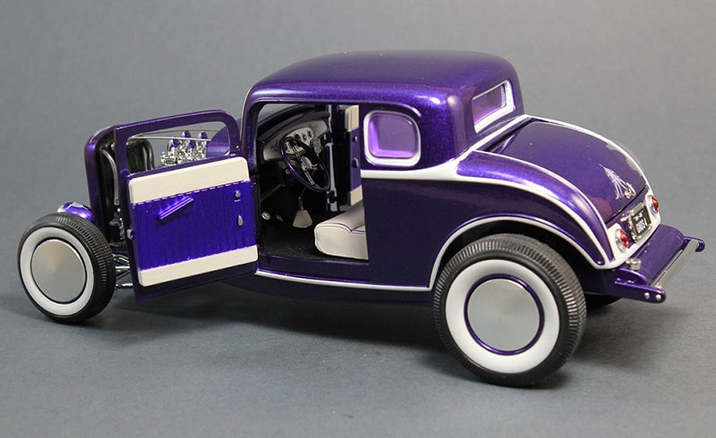 Acme Trading Company GMPA1805009 1:18 Diecast Purple Grand National 1932 Ford 5 Window Coupe