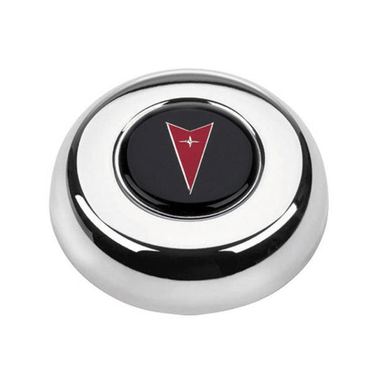 Grant GR5635 Chrome Pontiac Horn Button for Classic & Challenger Steering Wheels