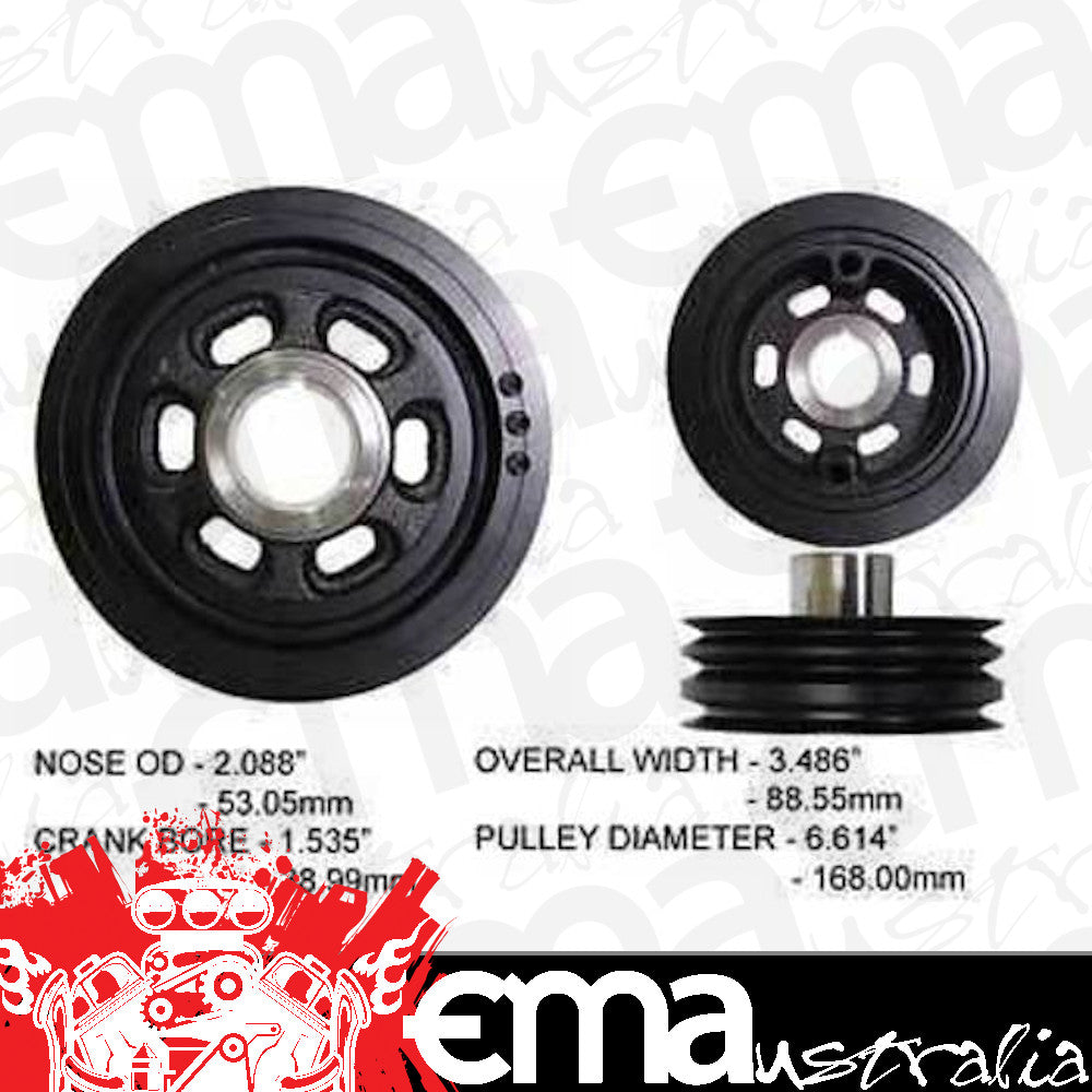 Powerbond HB1385-N Oem Style Balancer For Mazda Bravo 2.5L 4 Cyl T/D Wlat