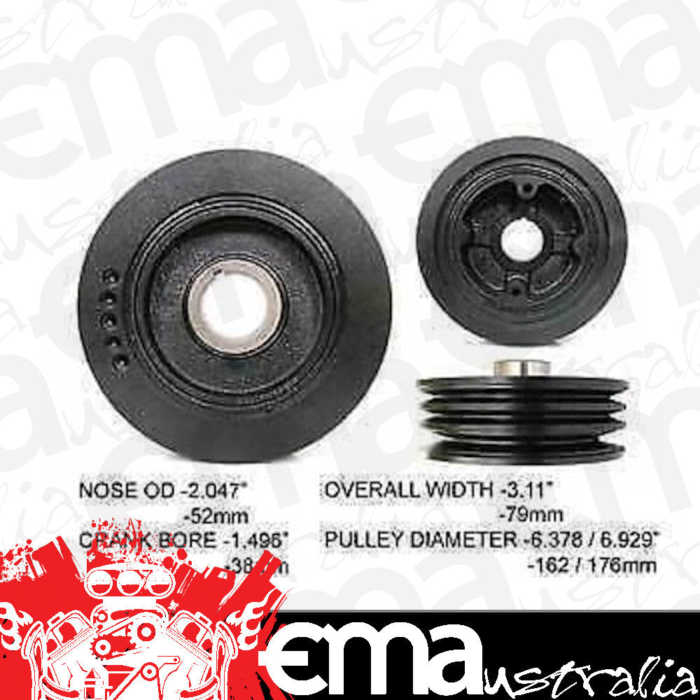 Powerbond HB1413-N Oem Style Balancer For Toyota Landcruiser 4.5L 6 Cyl 1Fzfe