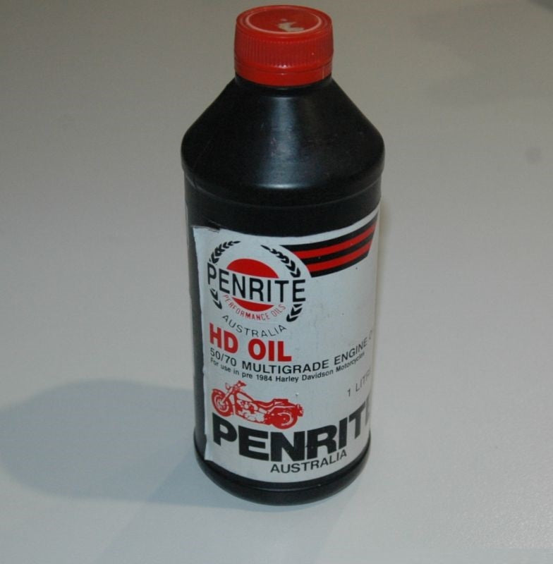 Penrite Oil Company HDOIL Penrite 50/70 Multigrade Engine Oil Pre 1984 Harley Davidson