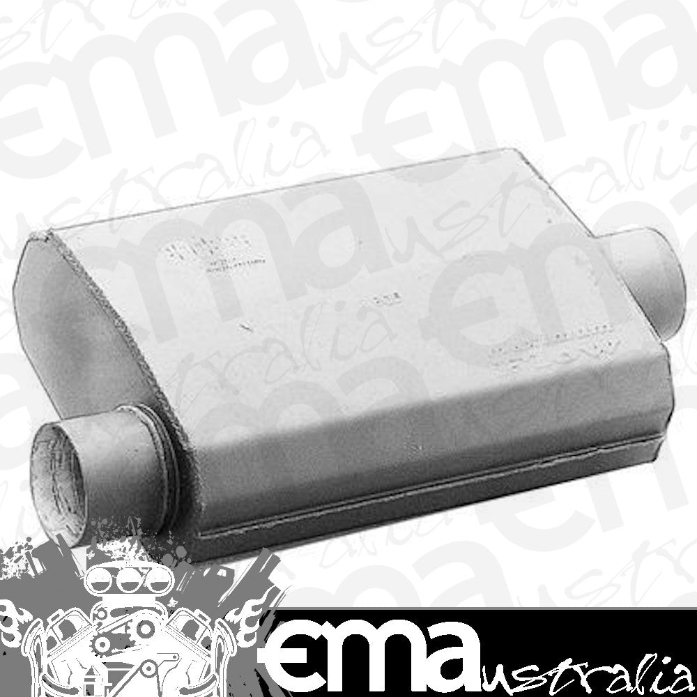 Hooker HK21605HKR Muffler Maximum Flow 3 In. Inlet/3 In. Outlet Steel Aluminized (each)