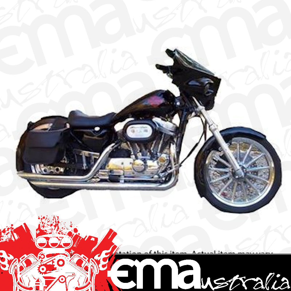 Hooker HK27404-1HKR Exhaust Pipes Troublemaker Chrome For Harley 04-06 Sportster Straight Cut