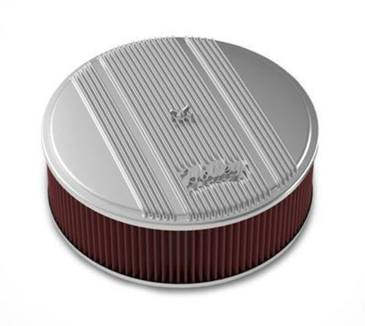 Air Filter Assembly Vintage Series Round 14 in. Diameter Polished Cotton Gauze Filter Each