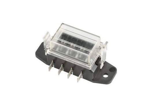 Narva 5442010 54420/10 4-Way Standard Ats Blade Fuse Box suits A Lateral Connection w/ Female 6.3mm Blade Terminals. Set Of 10