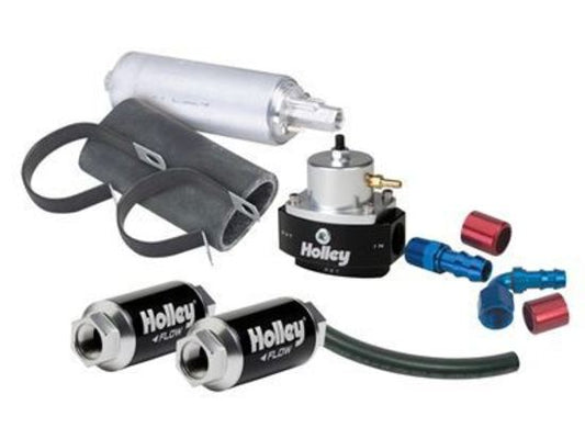 Fuel Pump System Plumbing Kit Terminator EFI Pump Regulator Two Filters Super Stock Hose Fittings Kit