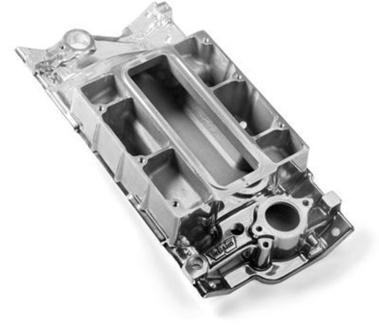 Intake Manifold Pro Street Supercharger Aluminum Polished Weiand 177 Chevy Small Block Each