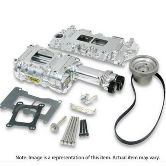 Supercharger System 177 Satin Short Nose Chevy Big Block Rectangular Port Kit