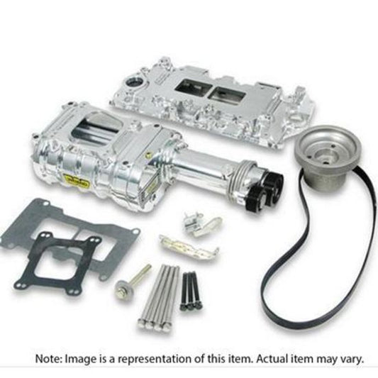 Supercharger System 177 Satin Short Nose Chevy Big Block Rectangular Port Kit