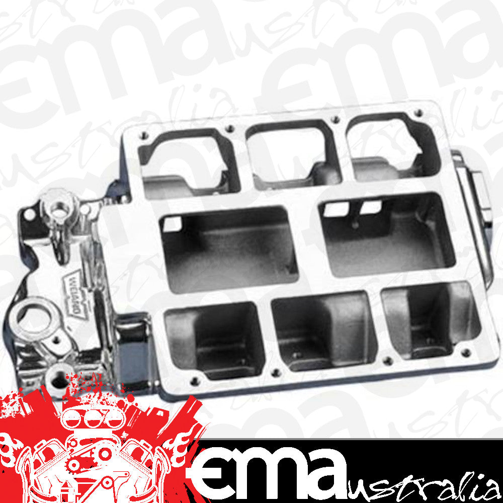 Intake Manifold Supercharger Aluminum Polished Weiand 6-71/8-71 Chevy Small Block Each
