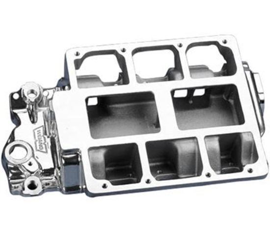 Intake Manifold Supercharger Aluminum Polished Weiand 6-71/8-71 Chevy Small Block Each