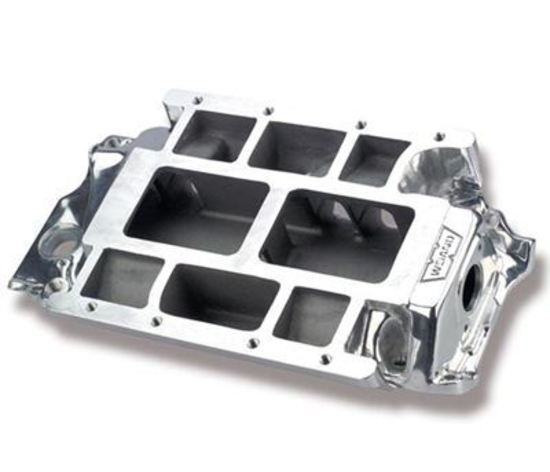 Intake Manifold Supercharger Aluminum Polished Weiand 6-71/8/71 Chevy Big Block Rectangle Port Each