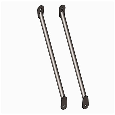 Hephner Racing Products HRP-8114-JJ11 Nose Wing Rear Bracket 11" Rise J&J Style 1 Hole Mount