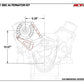 ICT Billet ICB551411 Rhs Alternator Bracket Kit suit Lwp Chev SB 265-400 V8
