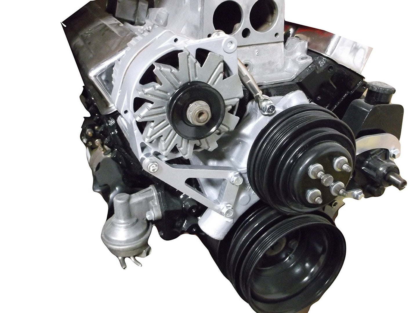 ICT Billet ICB551411 Rhs Alternator Bracket Kit suit Lwp Chev SB 265-400 V8