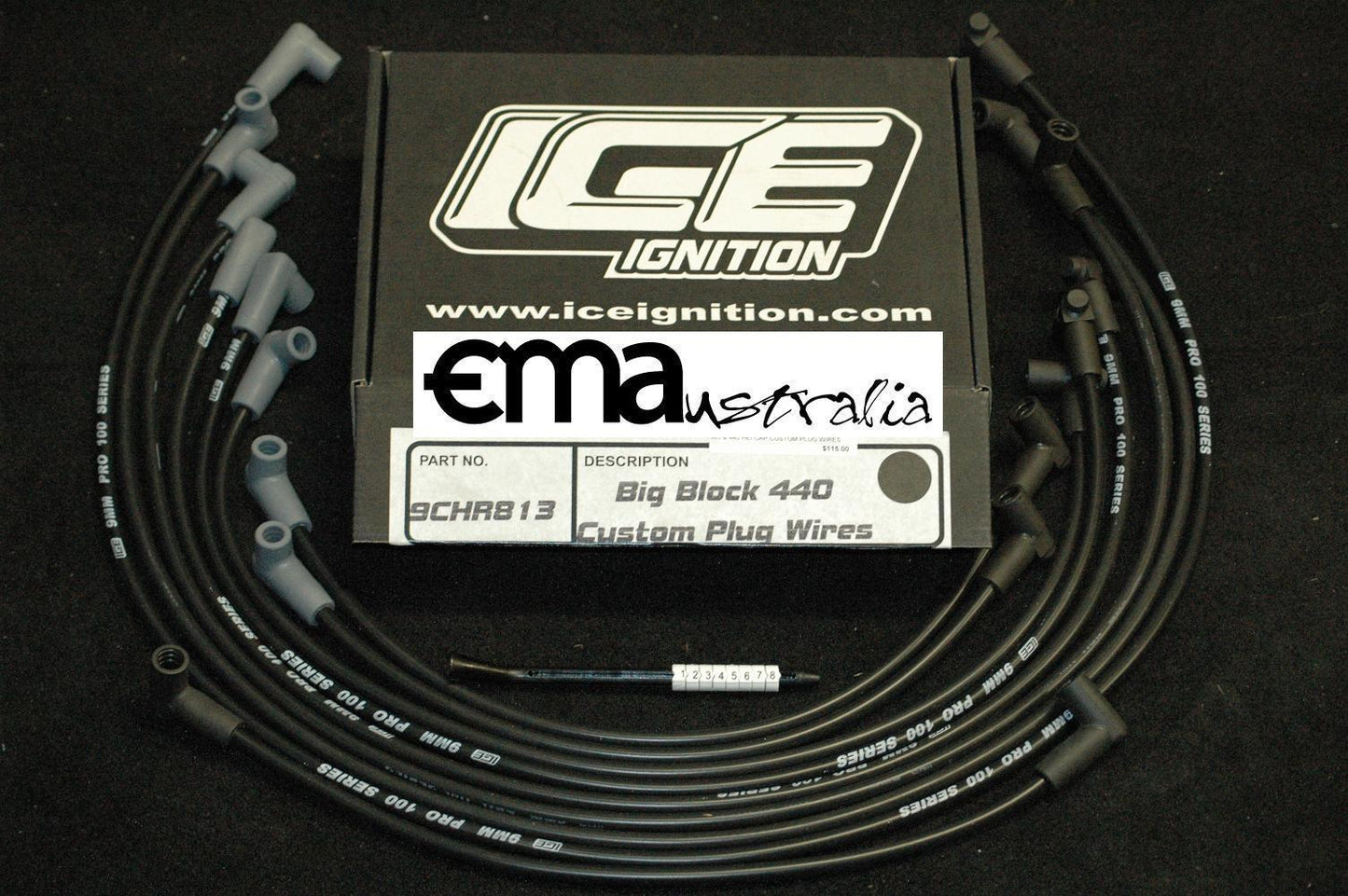 Ice Ignition ICE-9CHR813 9mm Leads Chrysler BB 383-440 90¶ø