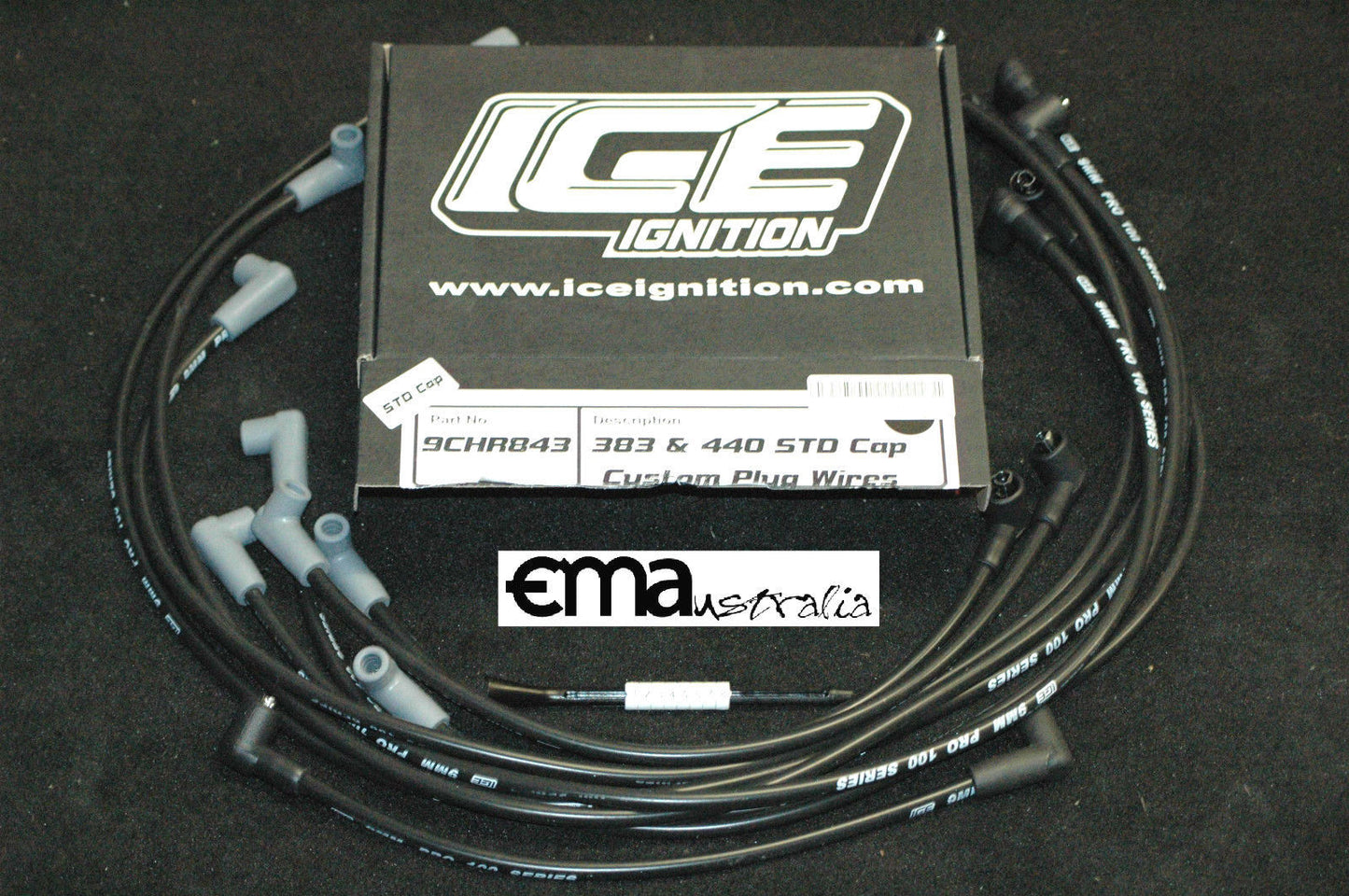 Ice Ignition ICE-9CHR843 9mm Leads Chrysler BB 383-440 90¶ø