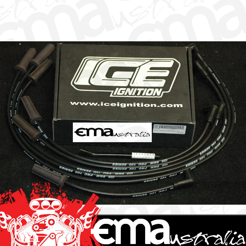 Ice Ignition ICE-9HOL606 9mm Leads Holden Commodore VS-Vt Series I 3.8L V6