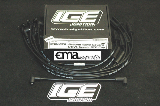 Ice Ignition ICE-9HOL826 9mm Leads Holden Ht-Vl V8 180¶ø Plug 90¶ø