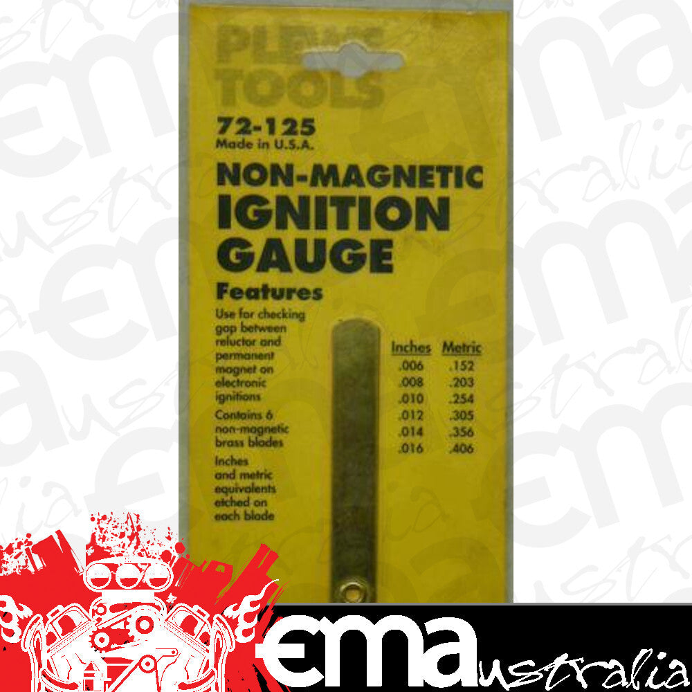 Plews Tools 72-125 Non-Magnetic Ignition Gauge Nos