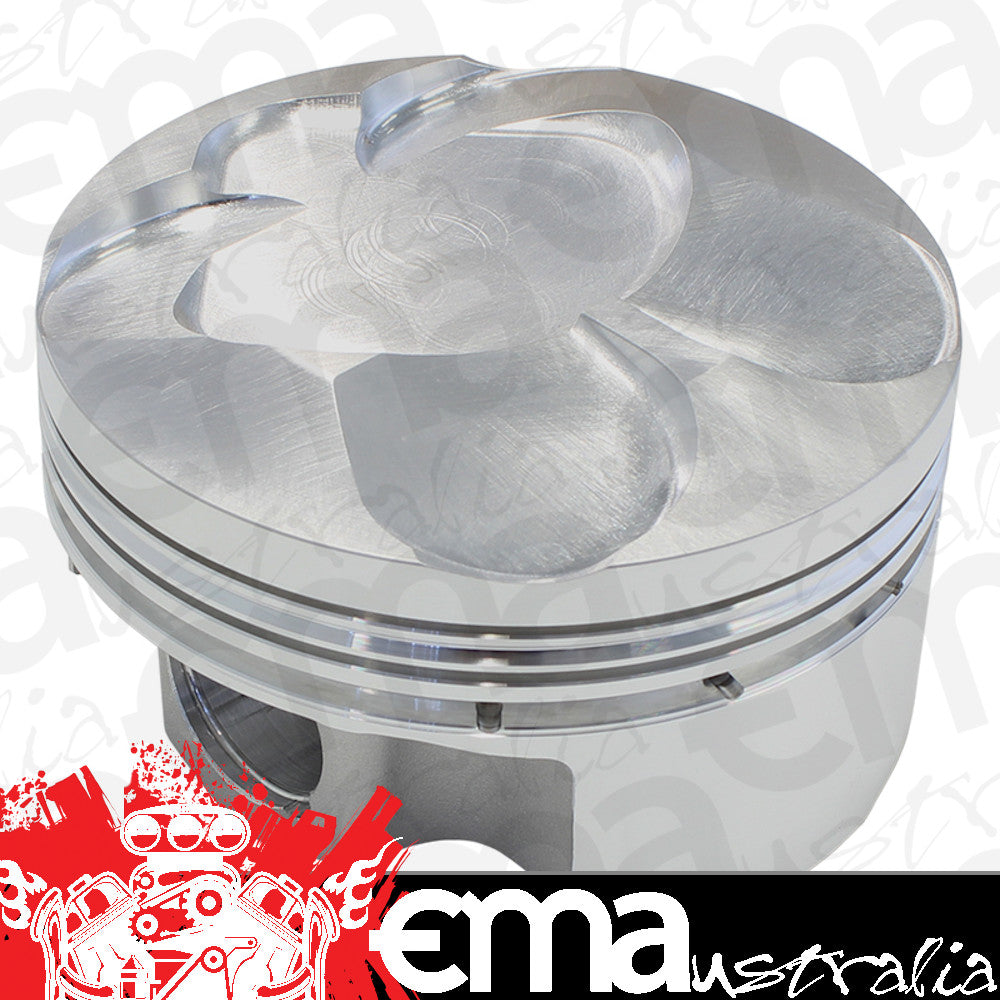 JE Pistons J315121 for Subaru Brz Fa20 & for Toyota Frs/Gt-86 4U-Gse Dish Top Forged Piston 86.5mm Bore 86.0mm Stroke 129.3mm Rod Length +2.0Cc Dome Volume