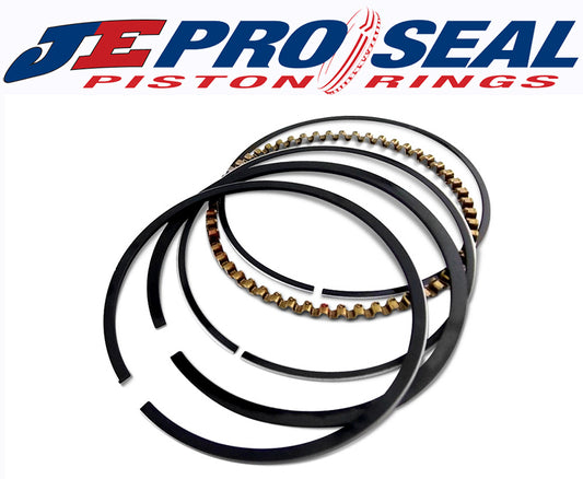 JE Pistons JJ820F8-4165-5 Premium Race Hardend Nitrous Series "Hns" Piston Ring Set - J820 STD Tension 4.165" Bore +.005" 1/16" 1/16" 3/16"
