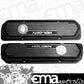 KC KC209B Alloy Valve Covers Black Non Vented suit Holden 253-308 V8 1969-89
