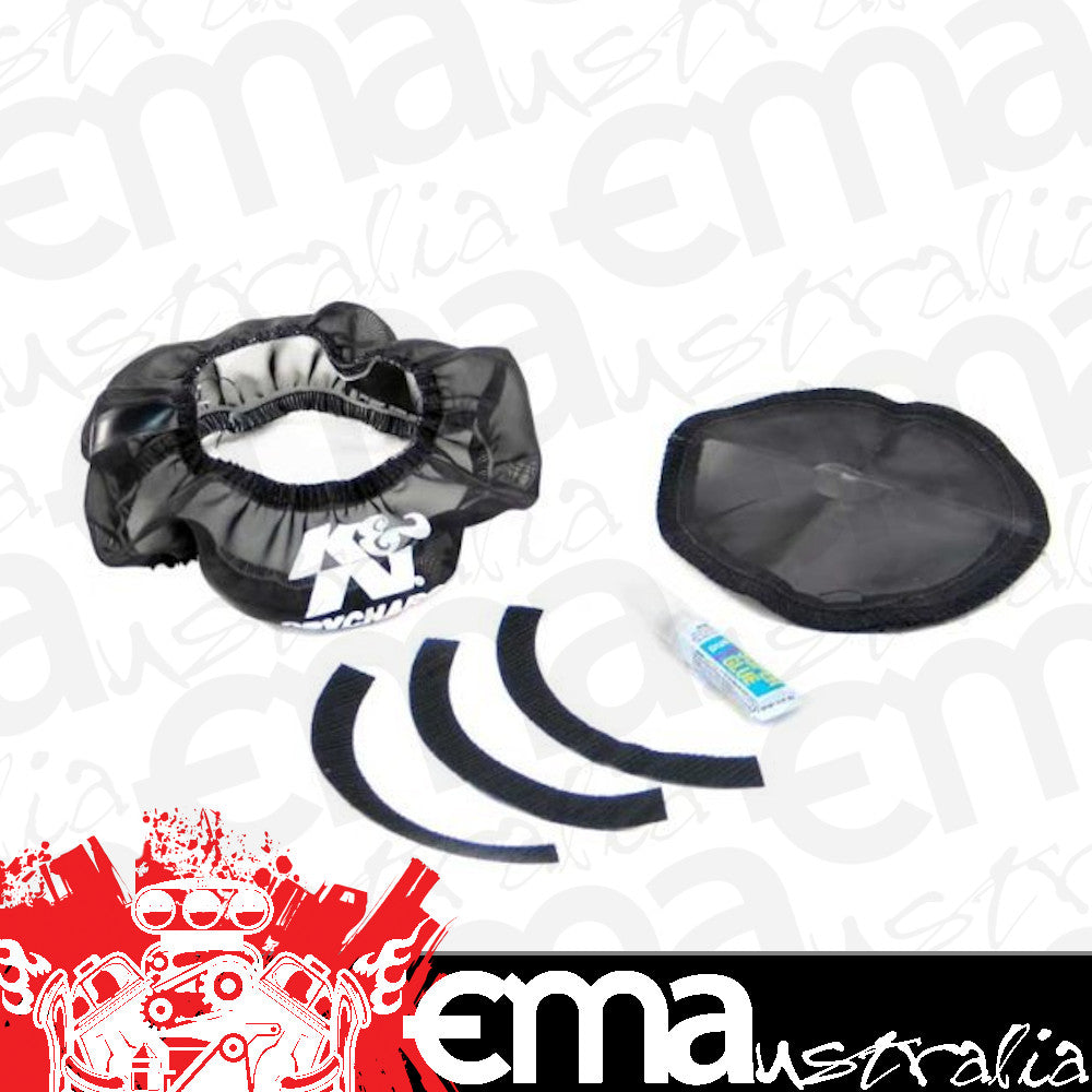 K&N Filters KNYA-4503DK Replacement Motorcycle Air Filter Wrap Black Suit 2003-2013 Yamaha Wr250F Wr450F