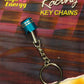 High Energy Racing KR6650B Key Ring Aluminium Piston Blue
