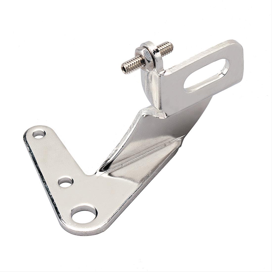 Lokar LK-SRK-4001   Polished Throttle Cable Bracket Carburetor Base Mount