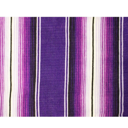 Mexican Sarape Blanket - Two Tone Purple